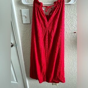 Dress Tacera women size S color red